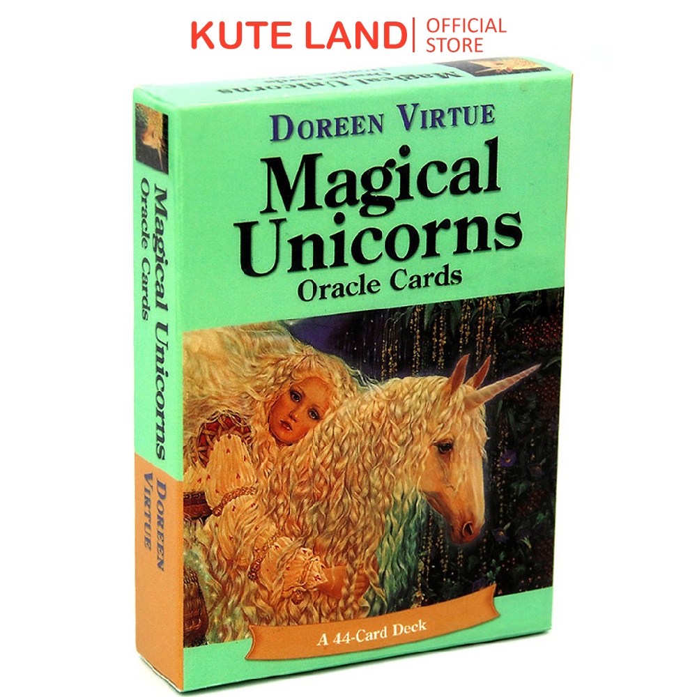 Magical Unicorns Oracle Cards 44 การ ์ ด Trc-70 ของขวัญหินทําความสะอาด