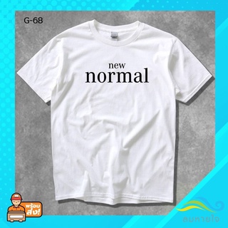 lomhaijaishop Gildan เสื้อยืดพูดได้  ระบบดิจิตอล DTG งานละเอียด สีฉ่ำสดใส สียึดติดดีเยี่ยม ลาย New nomal