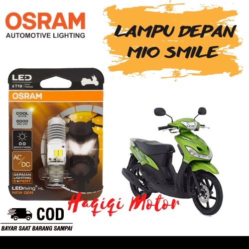 Osram Yamaha Mio Smile Original T19 ไฟหน้า Led