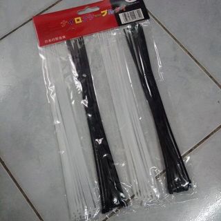 สายรัด Cable Tie พลาสติก​ เคเบิ้ล​ไท​ด์ (25ซม×0.3ซม)