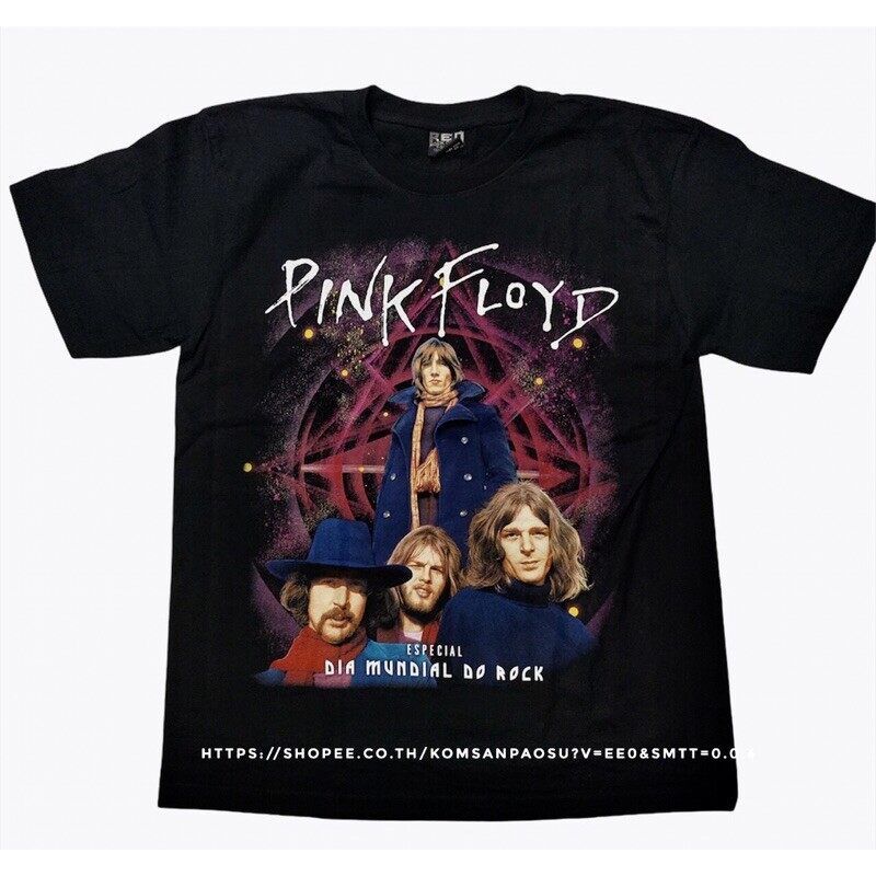 เสื้อวง Pink Floyd T-shirt เสื้อวงร็อค Pink Floyd ผ้าฝ้ายแท้
