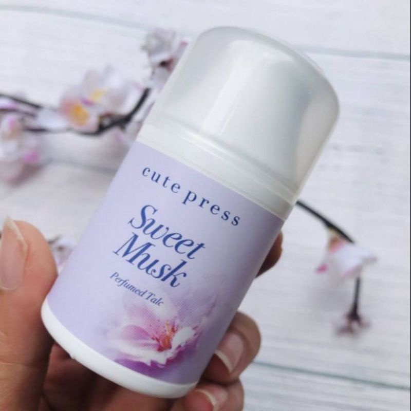แป้งฝุ่น สวีท มัสค์ ซีรีย์ คิวท์เพรส CUTE PRESS SWEET MUSK SERIES คิวเพรส 12g