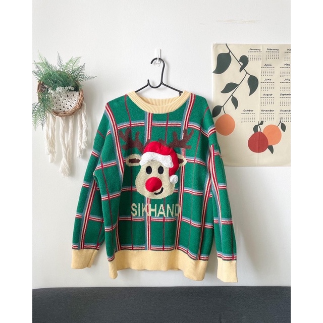เสื้อไหมพรม Reindeer Sweater✨💐🌹👗