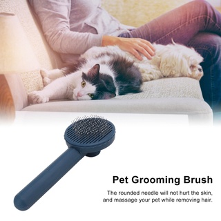 Dog Slicker Brush Pet Self Cleaning Removes Mats Tangles and Loose Fur for Dogs Cats