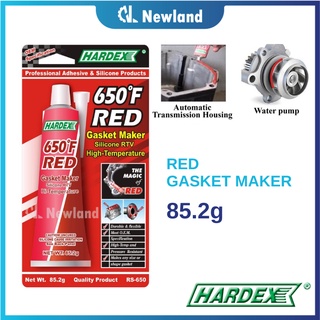 Hardex ปะเก็นเล่นเกม / ปะเก็นซิลิโคน RTV สีแดง (85.2 กรัม) RS650