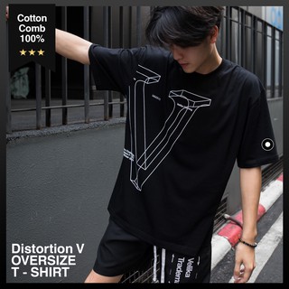 *สินค้าหมด* เสื้อ Oversize - "Distortion V" | Velika