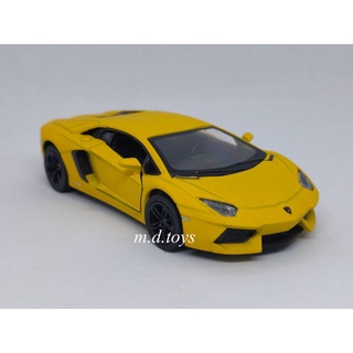 รถโมเดลเหล็ก Lamborghini Aventador LP 700-4  สีด้าน