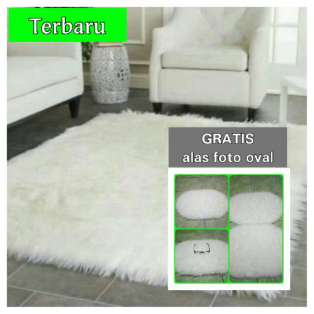 พรมขนขาวเกาหลี (BONUS PHOTO BASE)