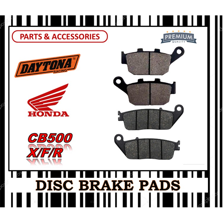 HONDA CB500X CB500R CB500F ชุดผ้าเบรค FR0NT & REAR DAYTONA TYPE
