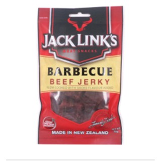 แจ๊คลิงค์เนื้อปรุงรสบาบีคิว 50กรัม Jack Links BBQ Seasoned Beef 50g.ขนมขบเคี้ยว  เนื้้อสัตว์อบแห้ง