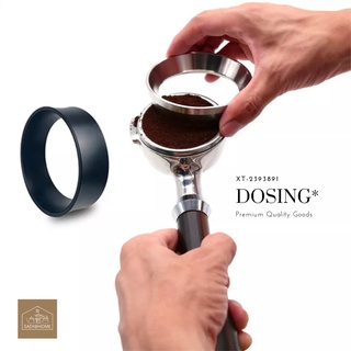 Easyathome แหวนด้ามชงกาแฟ อลูมิเนียม แหวนโดสกาแฟ แหวนครอบก้านชงกาแฟ 58มม. Coffee Dosing Ring