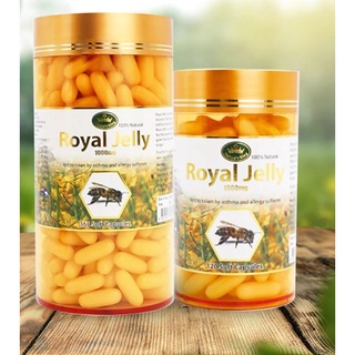 Natures King Royal Jelly Original 365 Capsules ผลิตภัณฑ์เสริมอาหารนมผึ้ง 1000mg