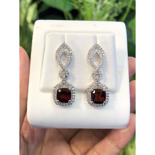 ต่างหู โกเมน (Garnet Earrings)