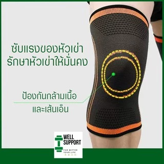 🎖️[ซื้อ1ฟรี 1]ผ้ารัดหัวเข่า Knee support สายรัดเข่า (K3) ปลอกผ้าสวมหัวเข่า สนับเข่า ซัพพอร์ตเข่า