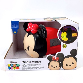 Disney tsum tsum นาฬิกาปลุกอิเล็กทรอนิกส์ ลายการ์ตูนมิกกี้ มินนี่เมาส์ เรืองแสง สําหรับเก็บสะสม