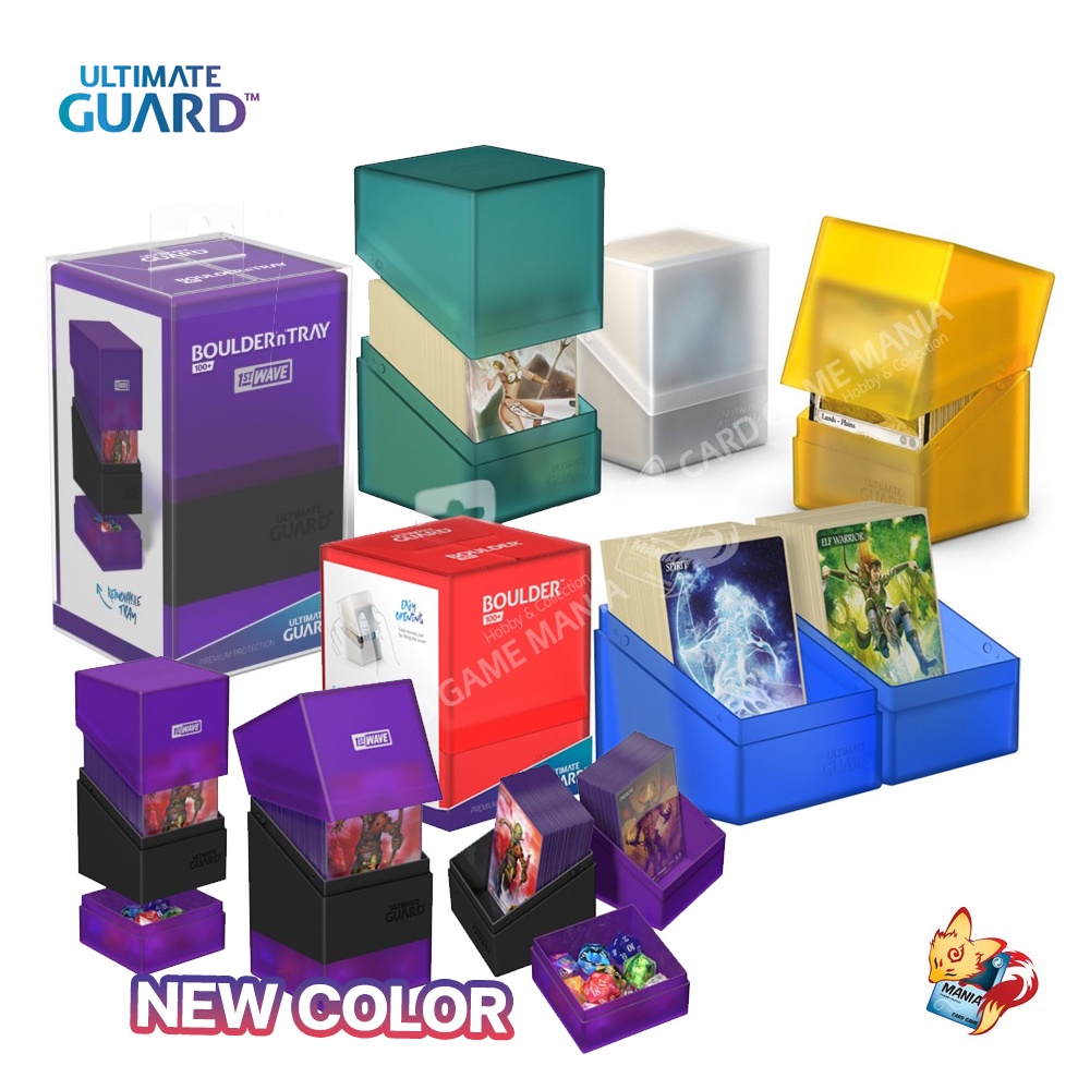 [Ultimate Guard][Deck Box] กล่องเก็บการ์ด Boulder Deck Box 80/100