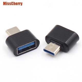 (Misscherry) อะแดปเตอร์แปลงข้อมูล Usb Type C Male To Usb 2.0 Female Otg 2 ชิ้น สําหรับโทรศัพท์มือถือ