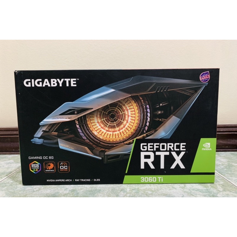 การ์ดจอมือ2 GIGABYTE GEFORCE RTX 3060 TI GAMING OC 8G - 8GB GDDR6 ประกันไทยเหลือเยอะ‼️