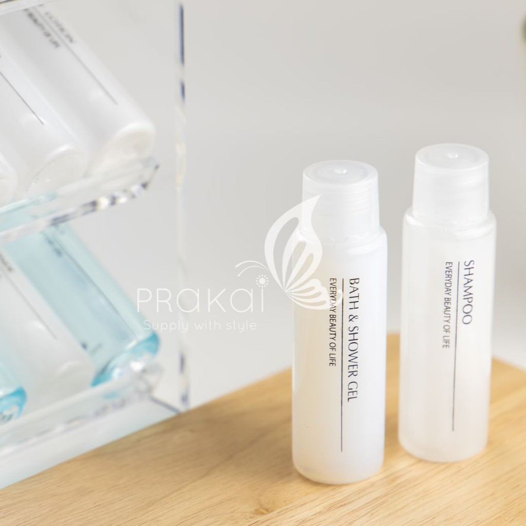 PRAKAIVANICHสบู่เหลวขวด/หลอดบีบ(20-35 มล.)(เลือกกลิ่น&สีได้)【แพ็ค 40 ขวด】 /แชมพู/ครีมนวด/บอดี้โลชั่น