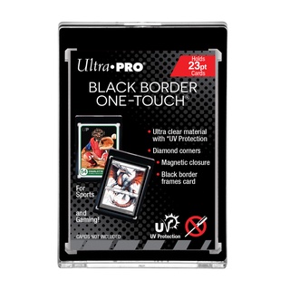 Ultra Pro 23PT Black Border UV ONE-TOUCH Magnetic Holder กรอบแข็งขอบดำ 23pt (UP Black Border 23PT UV ONE-TOUCH ขอบดำ23pt