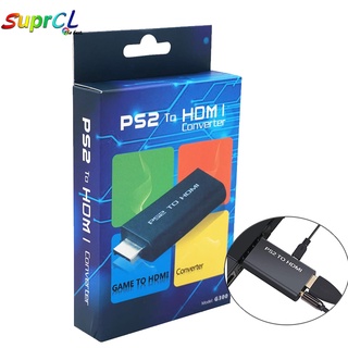 อะแดปเตอร์แปลง Ps2 To Hdmi พร้อมจอแสดงผลเสียง Av To Hdmi Video Hd Converter พร้อมเอาท์พุทเสียง 3.5มม.All Ps2