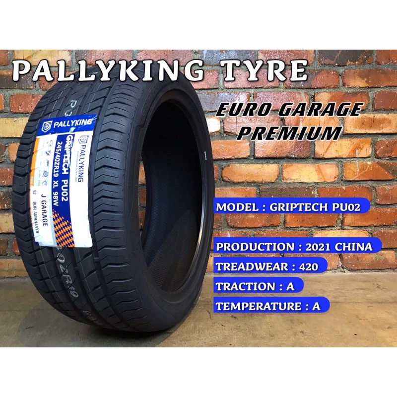 Pallyking TIRE GRIPTECH PU02 245 40 19 245 45 19 275 35 19 245 45 20 275 40 20 TOYOTA HONDA BMW MERC