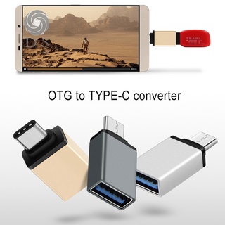 Fast| Type-C To Usb 3.0 Otg อะแดปเตอร์แปลงสายเคเบิ้ล Type C สําหรับ Samsung Huawei P20 Otg Adapter