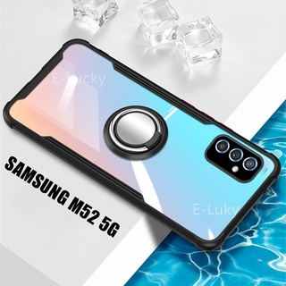 เคสโทรศัพท์ Samsung M52 5G M32 A03S A52S A02S A21S A22 A32 4G 5G เคส Shockproof Transparent Silicone Magnetic Casing Samsung Galaxy M52