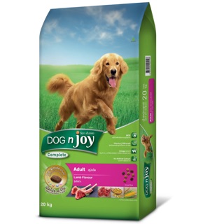 Dog’n joy complete adult Lamp 20kg อาหารสูตรสุนัขโต รสแกะ