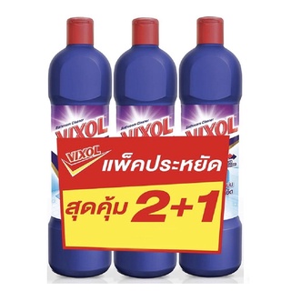 น้ำยาทำความสะอาดห้องน้ำ VIXOL 900ml แพ็ค3 ม่วง