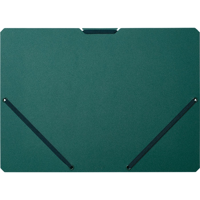 KING JIM SAND IT Document Holder A4 horizontal GN (KJ2582-GN) / แฟ้มจัดระเบียบเอกสาร ขนาด A4 แนวนอน สีเขียว รุ่น SAND IT