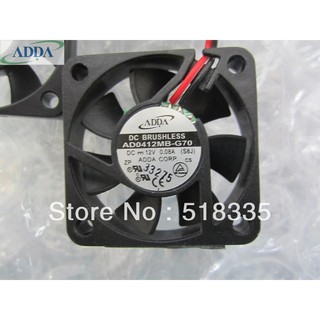 FOR ADDA AD0412MB-G70 4cm 40mm 40*40*10mm 4010 1.5" x 7/16" Fan 0.08A 12V DC 2pin