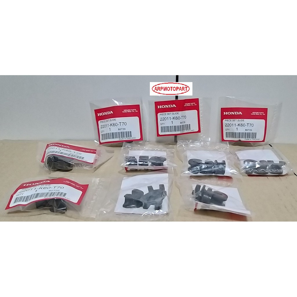 ชุดแผ่นสไลด์ชามหน้าแท้ รุ่น CLICK 125-I ปี 2015-2017 # 22011-K60-T70 - รูปที่ 3