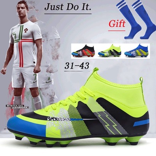 รองเท้าบูทรองเท้าสตั๊ด รองเท้าฟุตบอล 35-45 FG Soccer Shoes