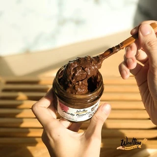 Wealthy เนยถั่ว Crunchy Dark Chocolate 250G ครั้นชี่ดาร์กช็อคโกแลต 250G