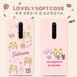 เคสมือถือสำหรับ OPPO A74 A15 A94 A54 Find X3 Pro Lite A15S A57 A53 A93 Reno 5 4 3 4F 5F 2F Pro A9 A5 2020 A52 A92 A31 A91 A55 A12 A37 F11 Pro F9 A3S F7 A7 2018 A5S A39 A59 Realme C3 C1 5 5S 6 Pro Reno ACE 2Z A53S A32 Case Sailor MoonCute Soft Cover