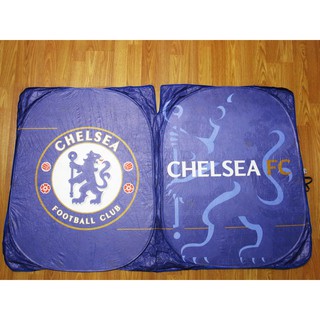 ลิขสิทธิ์แท้ เชลซี ที่บังแดดกระจกหน้ารถยนต์ 1 ชิ้น Chelsea Car Folding Front Window Sunshade