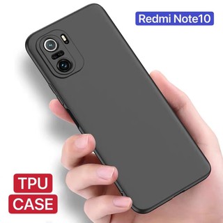 TPU CASE เคสเสี่ยวมี่ Xiaomi Redmi Note10 4G เคสซิลิโคน เคสนิ่ม สวยและบางมาก เคสสีดํา Redmi note 10 [ส่งจากไทย]