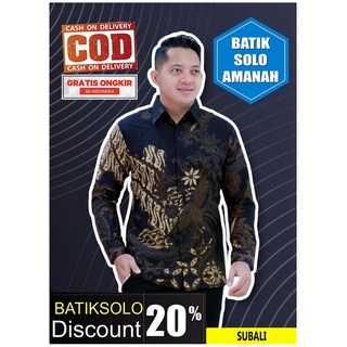 Subali PANJANG BATIK INDONESIA BATIK SOLO BATIK เสื้อเชิ้ตแขนยาว LAPIS MODERN PREMIUM Top Fine Cotton SASTRO Blue NDARU Red WIRAYUDA NAVY ALASKA DANISWARA 2nd KARYANA KAWUNG PUTIH SAMBARA  PANJI LESMONO KERTOSONO Blue BATIK SOLO