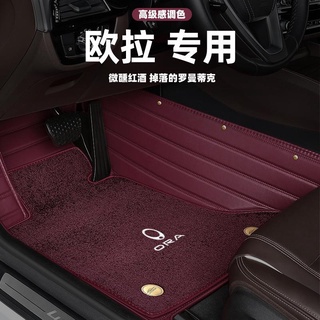 Euler Black Cat Good Cat White Cat IQ Great Wall R1 R2 Fully Surrounded Special Car Mats พรมปูพื้น น่ารัก Female