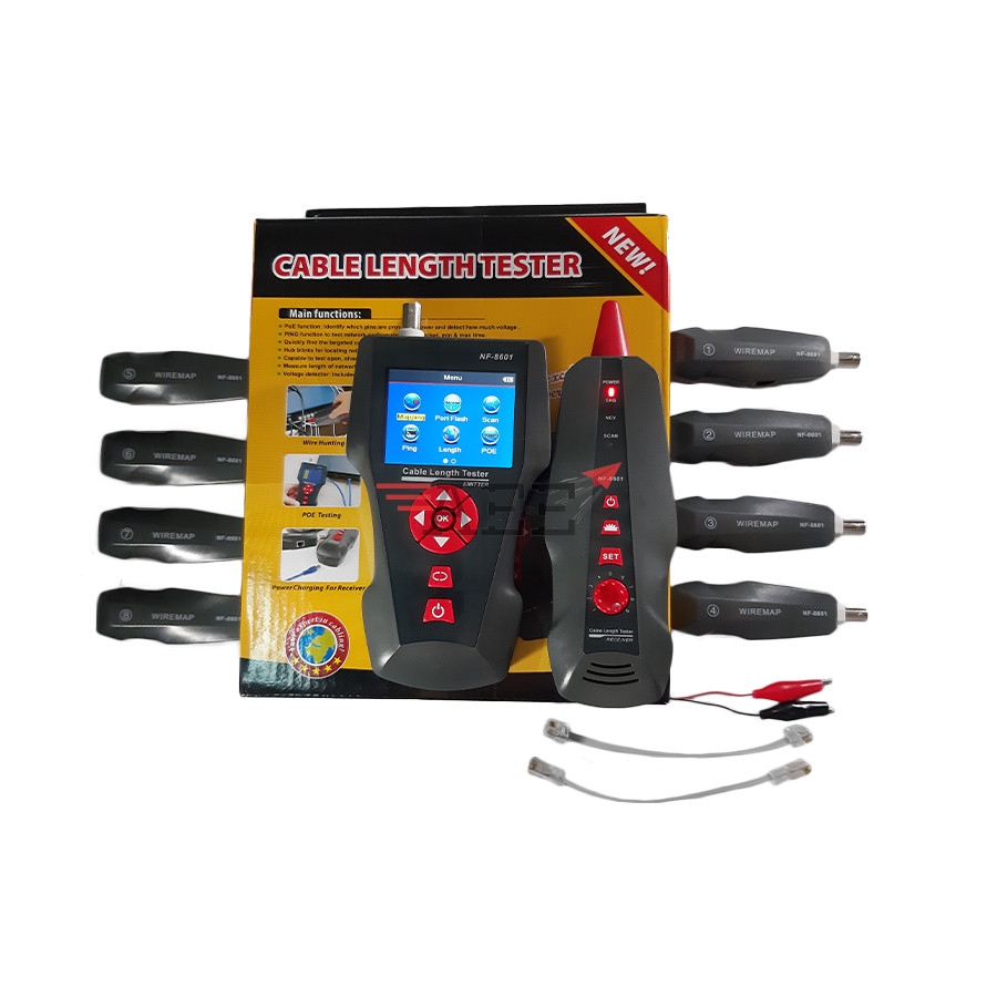 Noyafa NF-8601W เครื่องทดสอบสายเคเบิลเครือข่าย