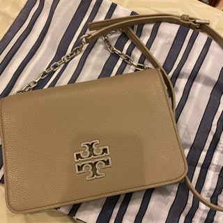 Tory burch gray britten combo crossbody use like new