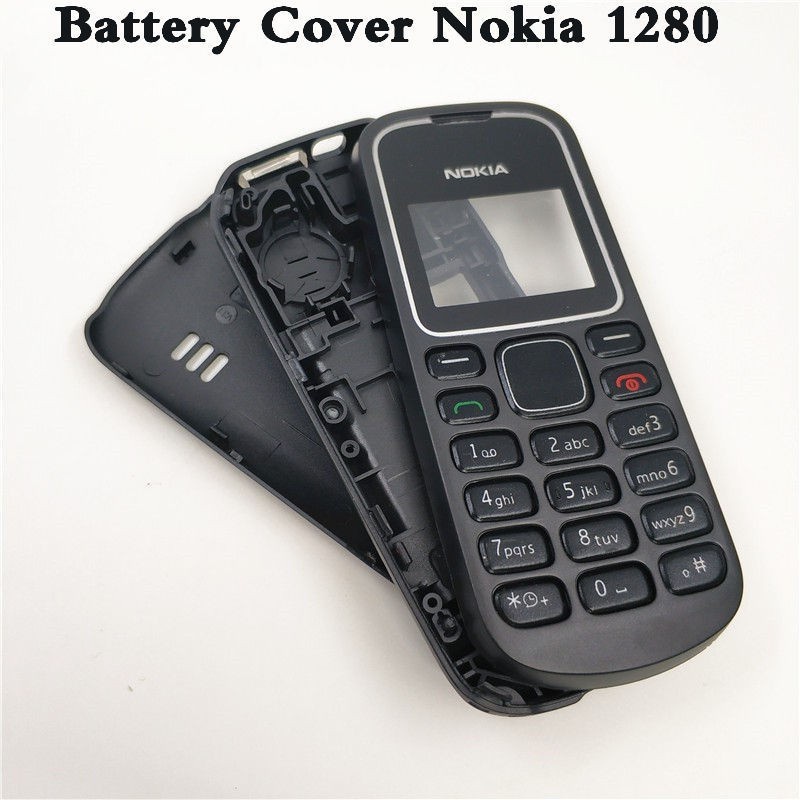 ใหม่เต็มรูปแบบโทรศัพท์มือถือที่อยู่อาศัยครอบคลุมกรณี + แป้นพิมพ์ภาษาอังกฤษสําหรับ โนเกีย 1280 (ระบุว