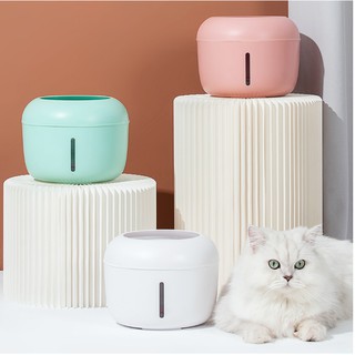 Pakeway น้ำพุแมว 3สี รุ่นcandy ขนาด 2.5ลิตร +ฟรีไส้กรอง