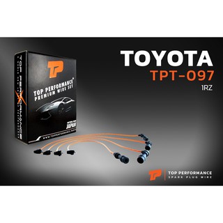 สายหัวเทียน TOYOTA 1RZ HIACE YH112 - TOP PERFORMANCE JAPAN - TPT-097 - สายคอยล์ โตโยต้า