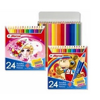 KTS (ศูนย์เครื่องเขียน) ดินสอสีไม้ ตราม้า 24 สี