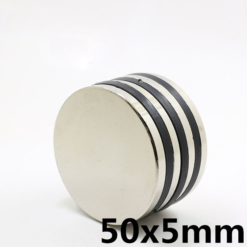 1ชิ้น แม่เหล็กแรงสูง 50x5มิล Neodymium Magnet 50x5mm แม่เหล็ก กลมแบน 50*5mm แม่เหล็กนีโอไดเมียม ขนาด 50*5มิล