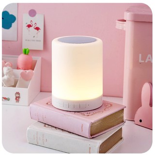 คู่บ้าน ลำโพงบลูทูธ SMART MUSIC LAMP ลำโพงเปลี่ยนสี ลำโพง Bluetooth ลำโพงโคมไฟ ลำโพงมีไฟ ลำโพงพกพา ลำโพงพกพาเสียงดี