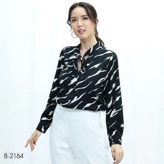 MIKIKO Blouse MI-B2164 โคโม่ จินจีร่า แขนยาว IGPU22-2