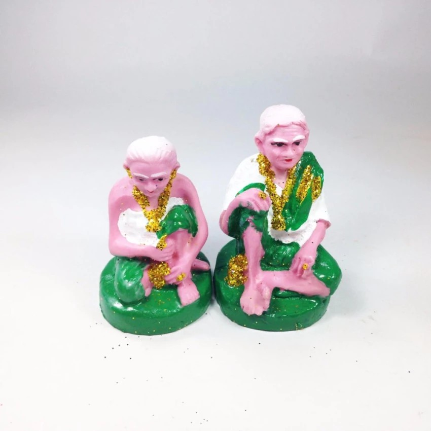 JMT เครื่องตั้งศาล ชุดตา-ยาย สีเขียว